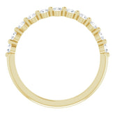 14K Yellow 1/3 CTW Natural Diamond Anniversary Band